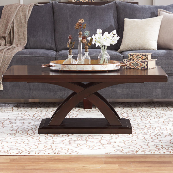 Winston Porter Cross Legs Coffee Table & Reviews Wayfair
